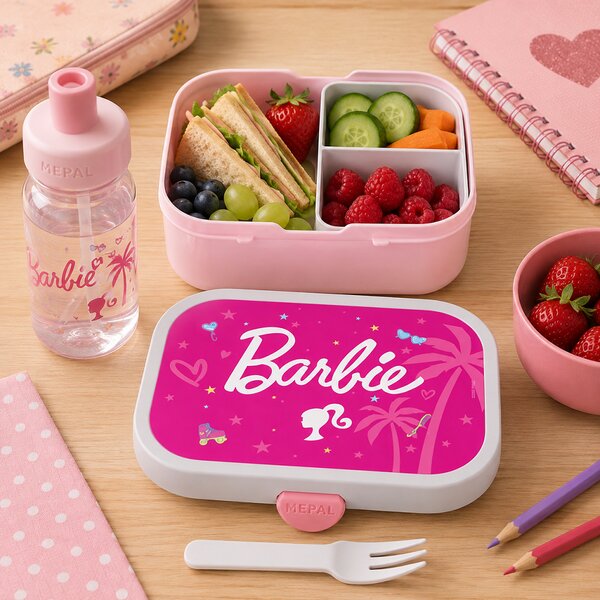 Dětský svačinový box Campus, 750ml, Mepal, Barbie