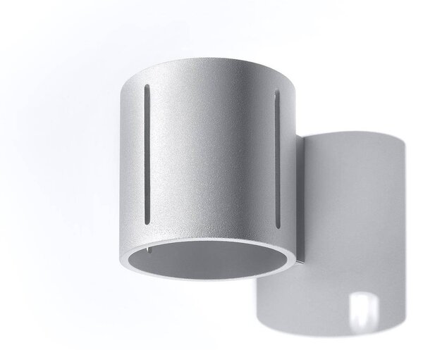 Nástěnné svítidlo Inez, 1x šedé kovové stínítko