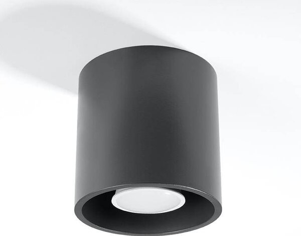 Stropní svítidlo Orbis, 1x tmavě šedé kovové stínítko