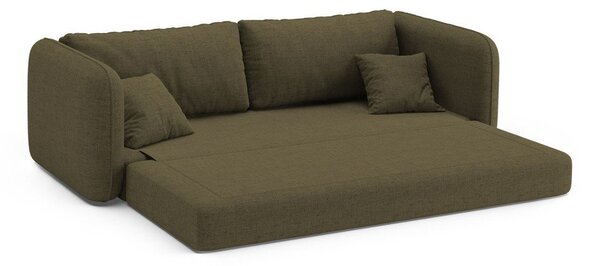 Zelená rozkládací pohovka 225 cm Dormi – Micadoni