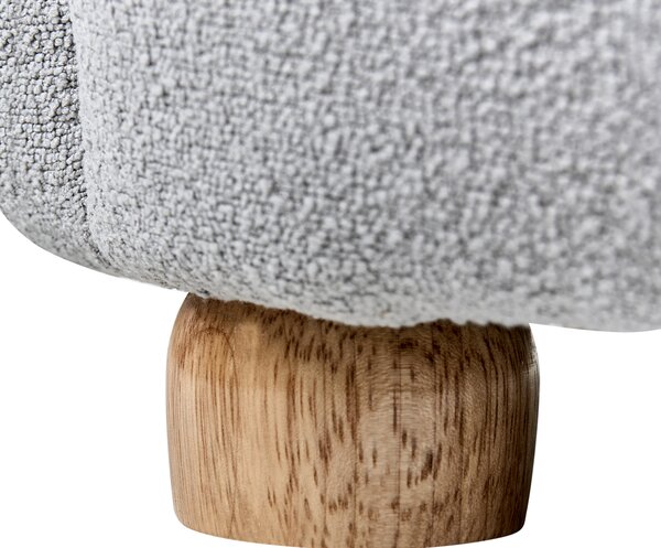 Dětské křeslo Koala HERVIK Tkanina Šedá