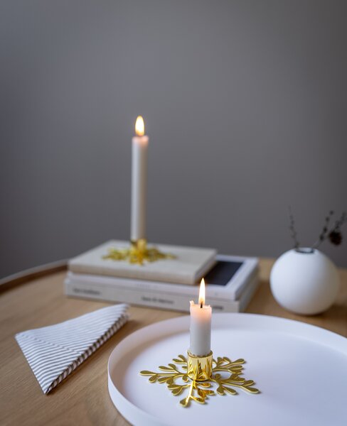 COOEE Design Svícen Mistletoe - Brass CED315