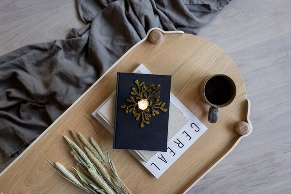 COOEE Design Svícen Mistletoe - Brass CED315