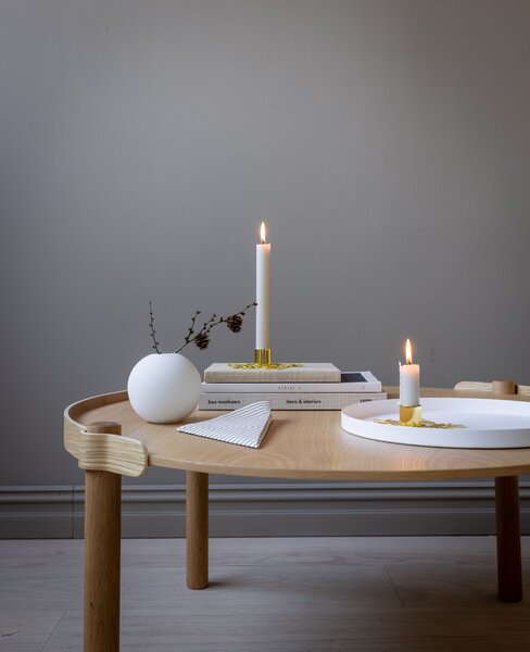 COOEE Design Svícen Mistletoe - Brass CED315