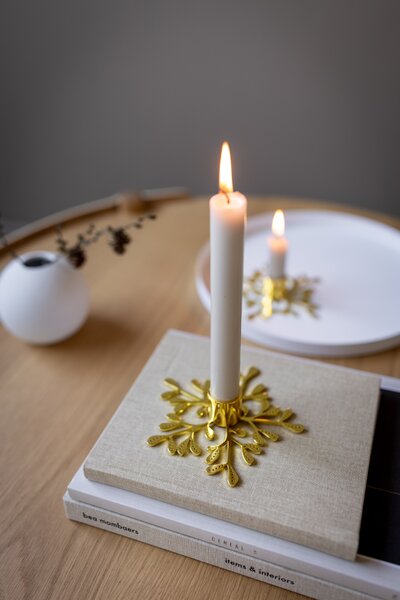 COOEE Design Svícen Mistletoe - Brass CED315