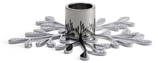 COOEE Design Svícen Mistletoe - Silver CED429