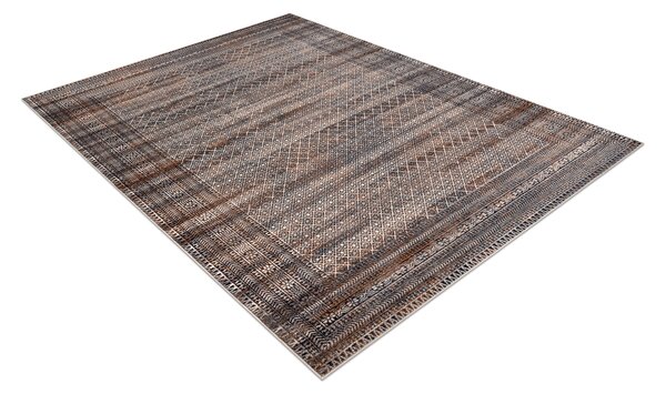 Makro Abra Vlněný kusový koberec NAIN 1277/51655 béžový šedý hnědý Rozměr: 80x150 cm