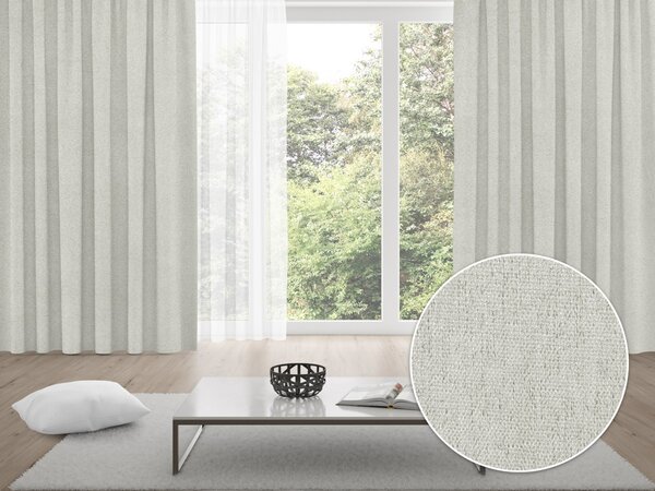 Biante 100% zatemňovací závěs Blackout BKL-601 Světlý režný - šířka 140 cm 140x140 cm