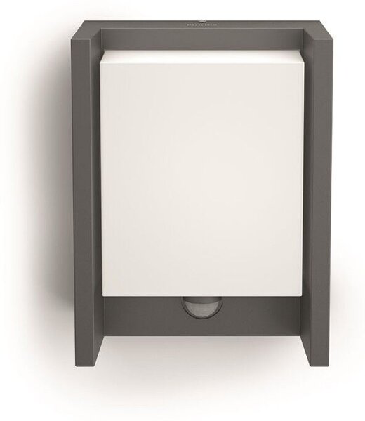 16461/93/16 Arbour IR venkovní nástěnné LED svítidlo se senzorem 1x6W 600lm 2700K IP44, antracitové