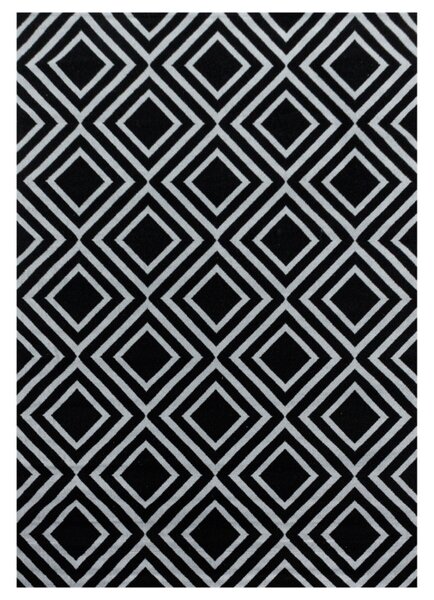 Moderní kusový koberec Costa 3525 black | Černá Typ: 120x170 cm