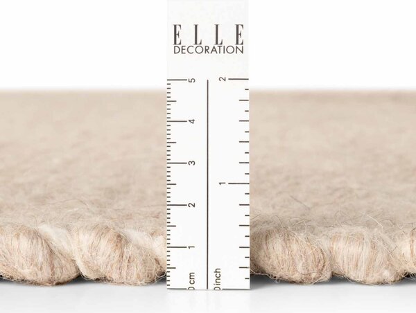 ELLE Decoration, Kusový koberec Lyon Beans 106315 Natural Beige kruh z kolekce Elle, 200x200 (průměr) kruh, béžová, ložnice