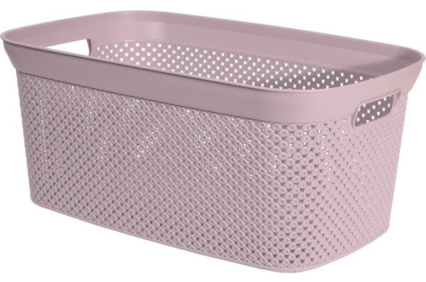 Koš na čisté prádlo Excellent růžová, 35 l