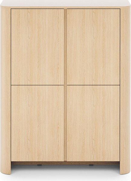Skříň, Imitace dub Vicenza, barva béžová, rozměry 103 x 132 x 39 cm