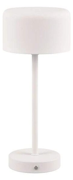 Trio Leuchten R59151131 JEFF - Stmívatelná nabíjecí přenosná lampička v bílé barvě, LED 1,5W, 3000K (Nabíjecí přenosná lampička vhodná k do ložnice k posteli, nebo do obýváku)
