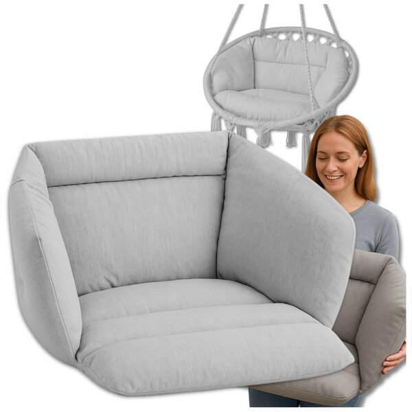 Polštář Omna 75 x 60 x 8 šedý
