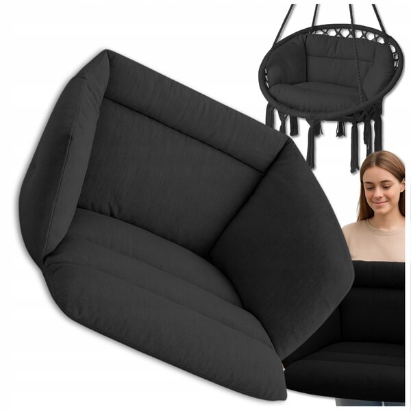 Polštář Omna 75 x 60 x 8 černý