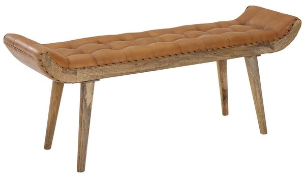 ŠATNÍ LAVICE, hnědá, 125/50/38 cm MID.YOU, Online Only