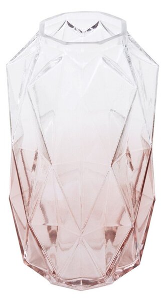 Růžová skleněná váza (výška 28 cm) Brice – Premier Housewares