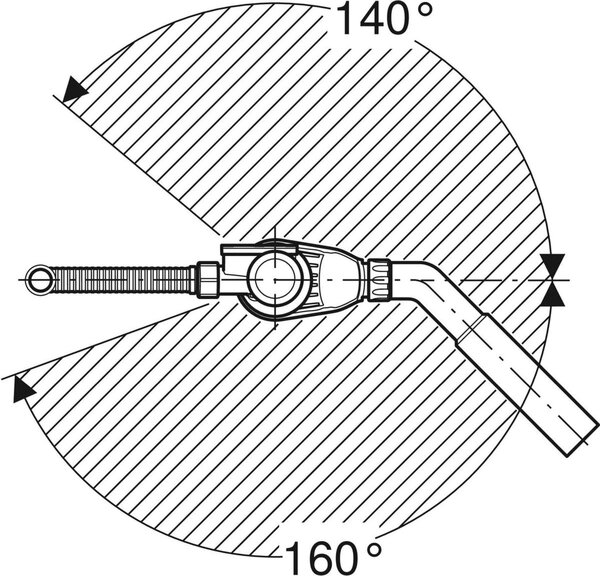 Geberit odtok vany PushControl d52mm, L26cm, chrom, 1 ks
