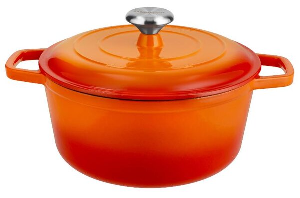 Silvercrest® Litinový hrnec Premium, Ø 26 cm (oranžová) (100409470005)