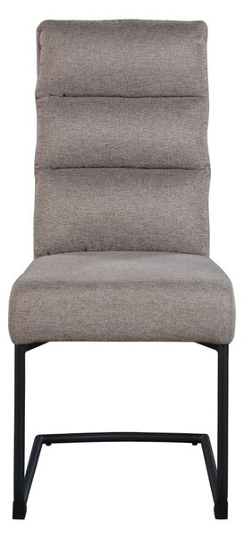 Jídelní židle CasaDolce MARKAR, sada 2 kusů, 45x61x101 cm, hnědá, čalouněná, sedák s pružinou Bonnell, nosnost 120 kg