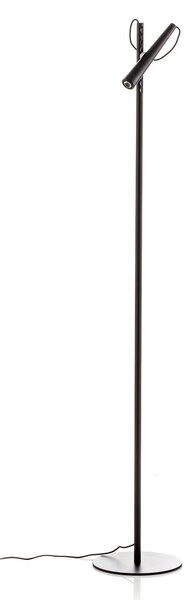 Stojací Lampa Foscarini, Magneto, Černá, Obývací pokoj, Kov, Design