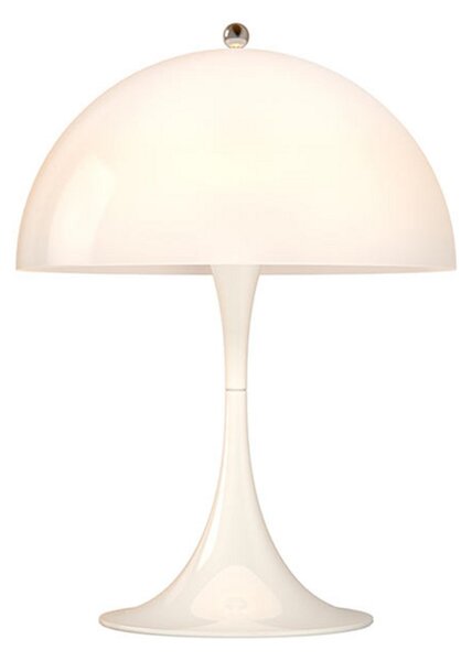 Stolní lampa Louis Poulsen, Panthella, Bílá, Obývací pokoj, Plast, Design