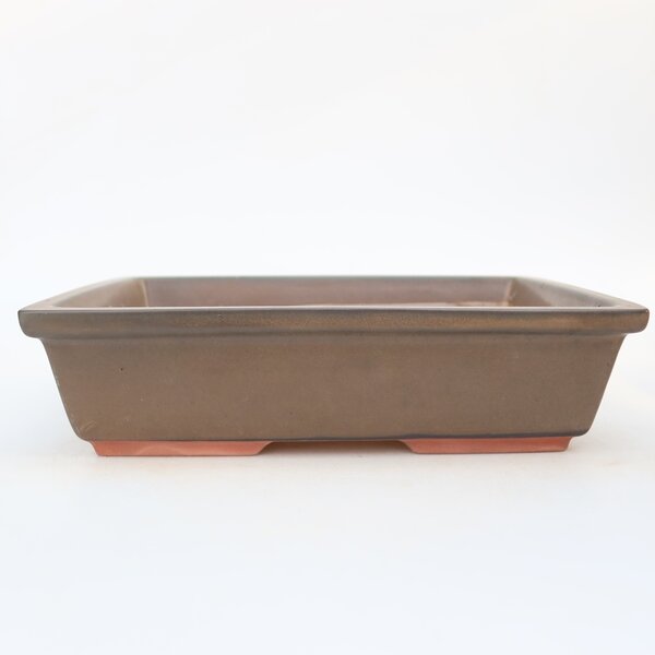 E-bonsai Keramická Miska 25,5 x 19 x 6,5 cm hnědá
