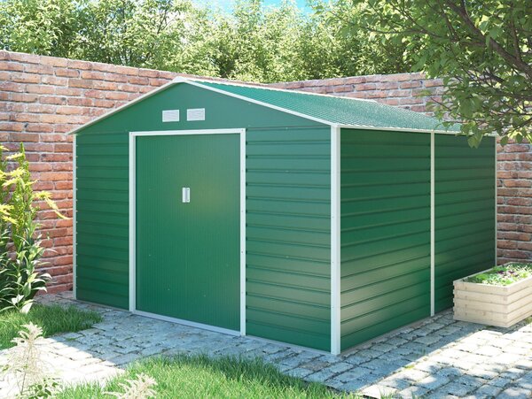 G21 Zahradní domek G21 GAH 1085 - 340 x 319 cm, zelený G21-63900578