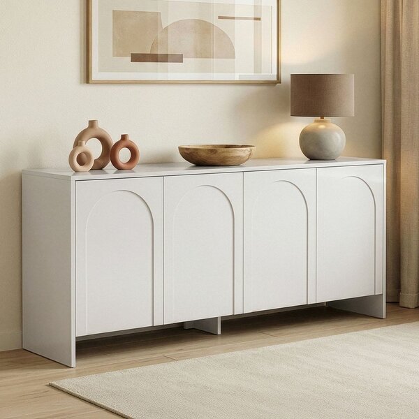 Bílá komoda 180x80x45 cm Arlen – Kalune Design