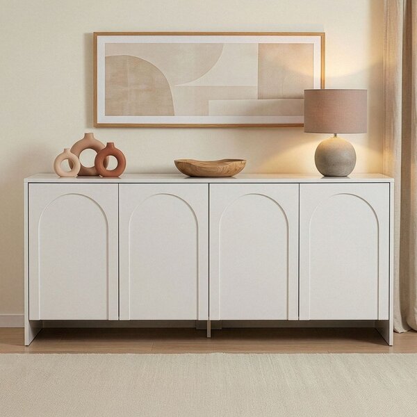 Bílá komoda 180x80x45 cm Arlen – Kalune Design