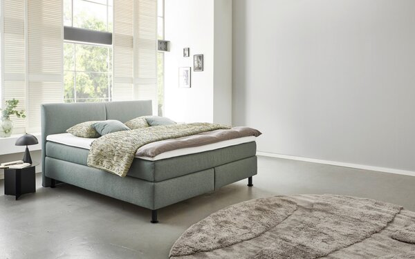 POSTEL BOXSPRING, 180/200 cm, světle modrá Beldomo - Sleep - Manželské postele