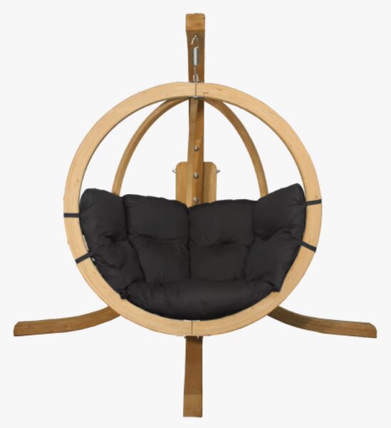 Patio Závěsné křeslo Swing Pod Grafit se stojanem CZILLO 409602