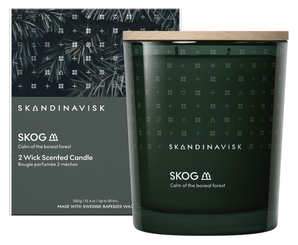 Vonná svíčka ve skle SKOG (les) 350 g