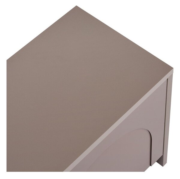 Taupe TV stolek 180x45x32 cm Aurelia – Kalune Design