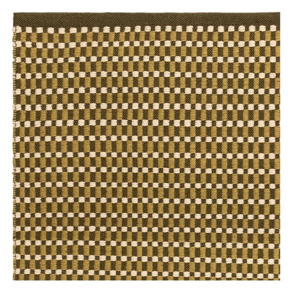 Khaki ručně tkaný koberec s příměsí vlny 120x170 cm Ember – MADE