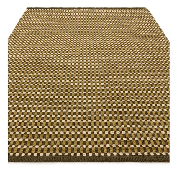 Khaki ručně tkaný koberec s příměsí vlny 120x170 cm Ember – MADE