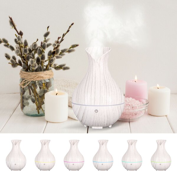 Aroma difuzer Bloom bílé dřevo 200ml SIXTOL