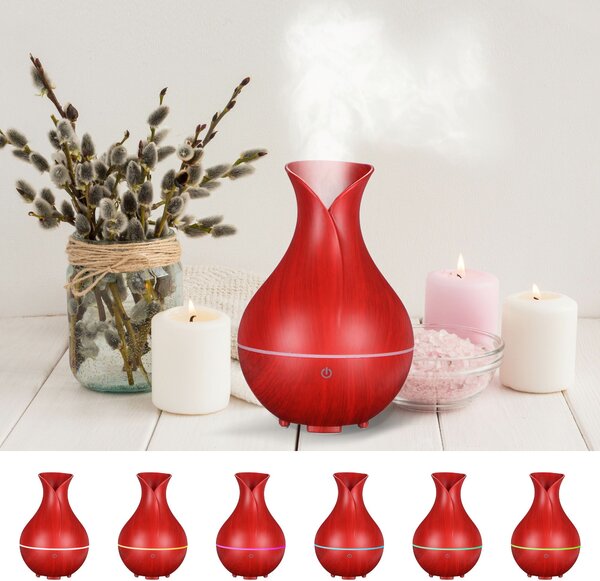 Aroma difuzer Bloom červené dřevo 200ml SIXTOL