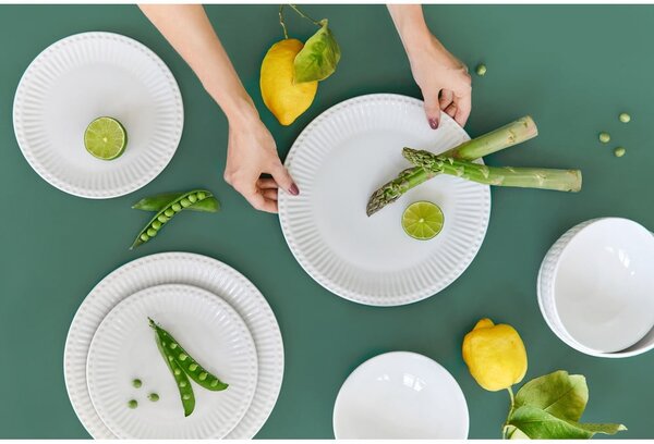 Porcelánová jídelní sada 18 ks pro 6 osob Purita – Bonami Essentials