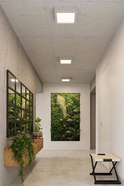 Sollux Lighting Riza nástěnné svítidlo 1x18 W šedá SL.0995