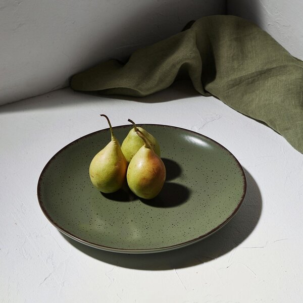 Estia Porcelánový dezertní talíř Terra 21 cm zelený