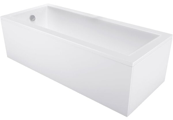 Mexen Cubik obdélníková vana 120 x 70 cm s opláštěním, bílá - 55031207000X