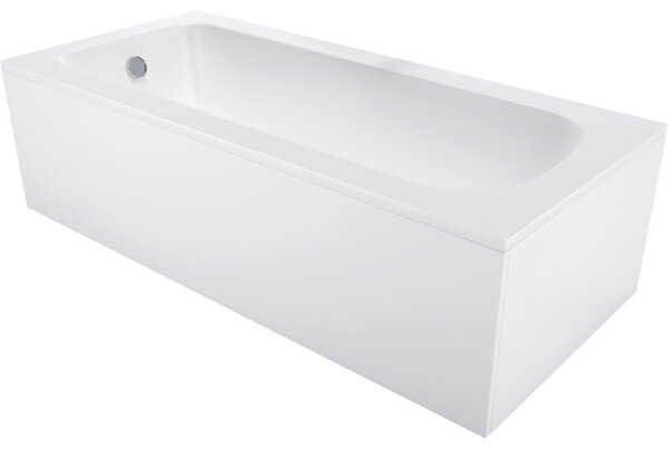 Mexen Vega obdélníková vana 120 x 70 cm s krytem, bílá - 55011207000X