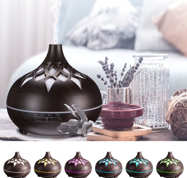 Aroma difuzer Palm tmavé dřevo 500ml SIXTOL