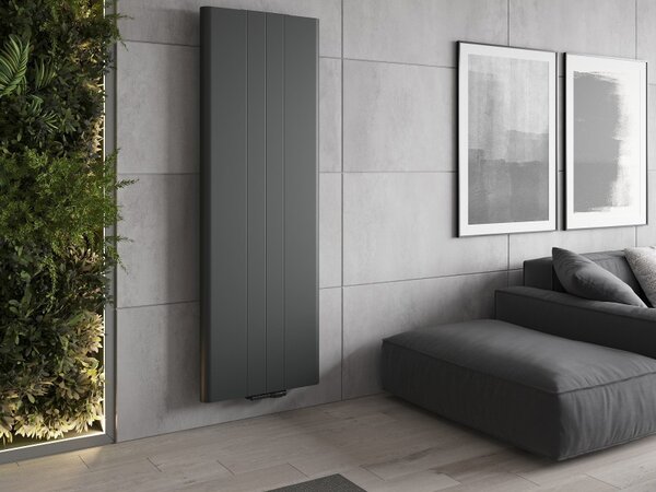 Mexen VR20SL Line deskový radiátor 1800 x 600 mm, dolní centrální připojení, 1308 W, antracit - W6-180-060-66