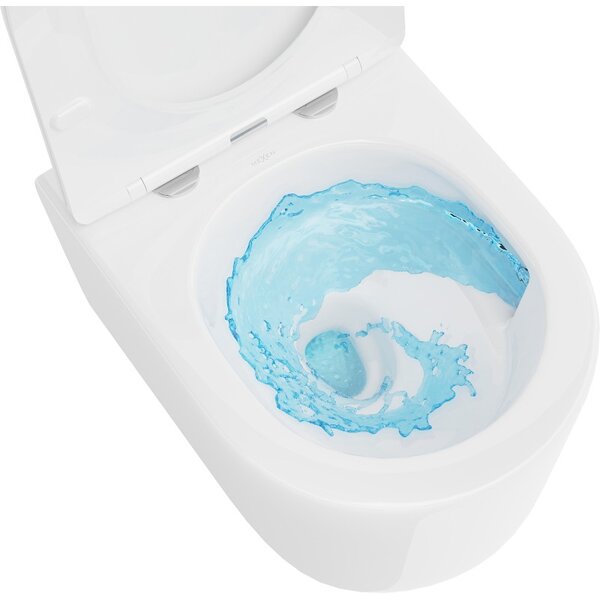 Mexen Sofia wc mísa Rimless Tornado s pomalu sklopným prkénkem slim, duroplast, bílý lesk - 30540400T