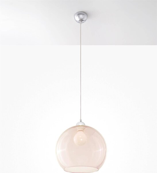 Sollux Lighting Závěsná lampa - Ball - šampáň