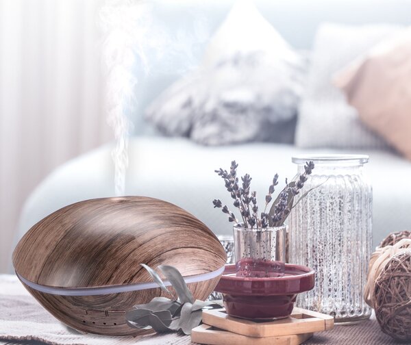 Aroma difuzer Stone šedé dřevo 500ml SIXTOL