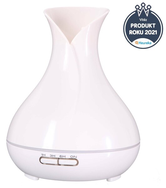 Aroma difuzer Vulcan bílý lesk 350ml SIXTOL